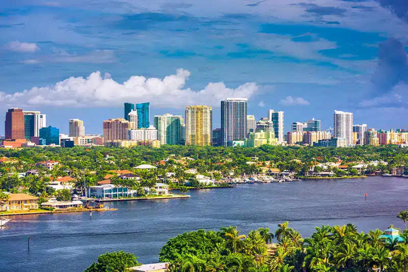 Fort Lauderdale Florida USA Skyline