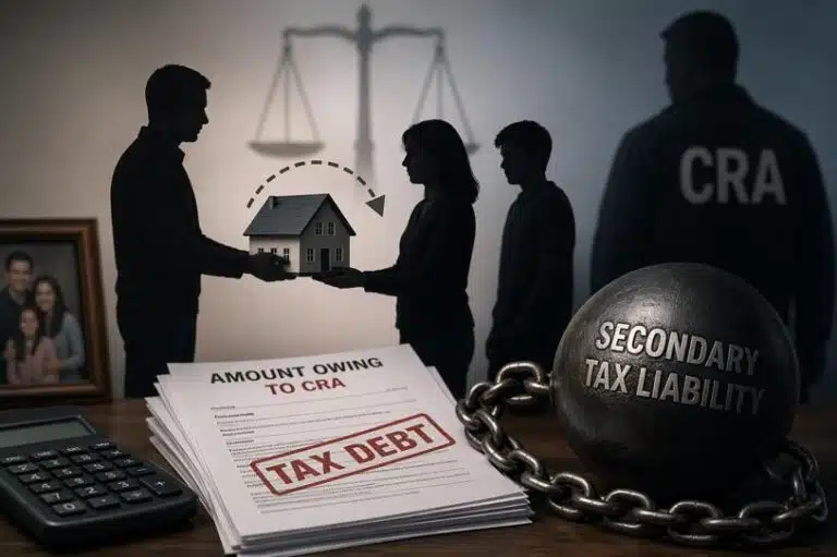 Gill v. The King -Transferring Property Among Family Members, when You’re in Debt to CRA? That Triggers Secondary Tax Liability (because it Appears to be a Tax Dodge)