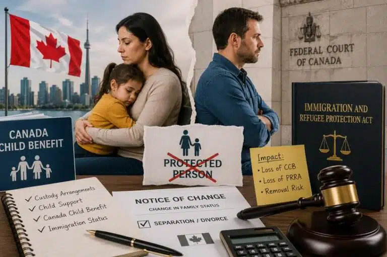 Canada Child Benefit Eligibility After Separation/Divorce: A Canadian Tax Lawyer Explains Why ‘Protected Person’ Status in Immigration Law Ends, in Mohamed v. The King