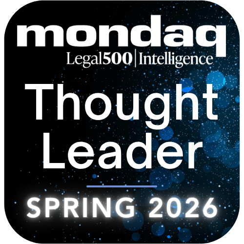 Mondaq Thought Leader Spring 2026 badge